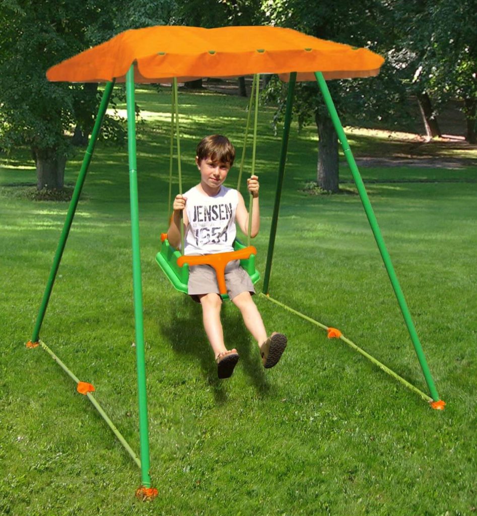 altalena pieghevole seggiolino e parasole