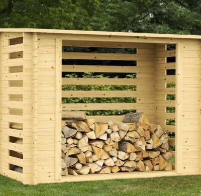 Legnaia da esterno per conservare la tua legna